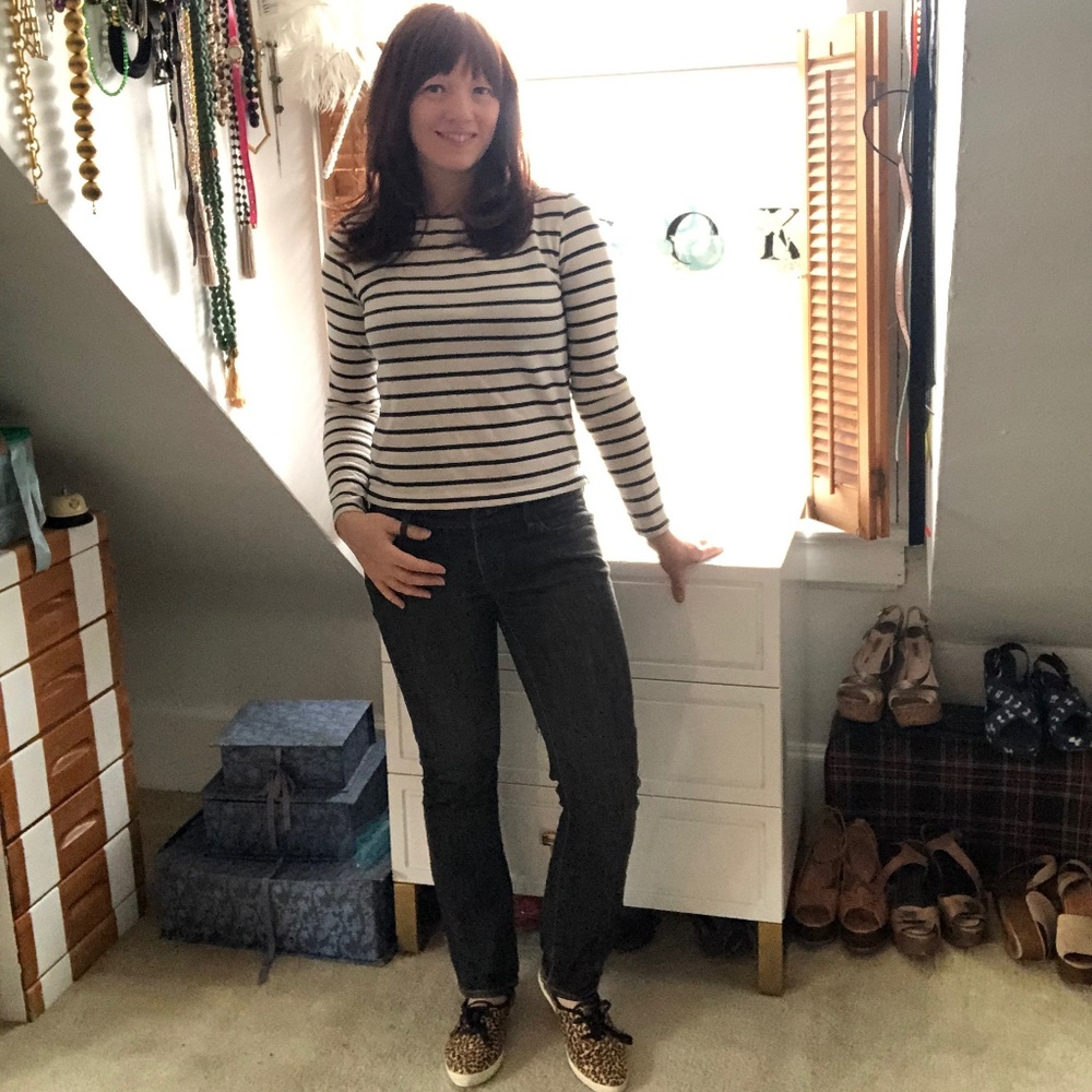 Express Dark Grey Wash Jeans